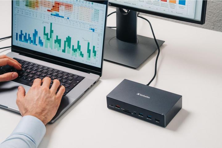 Produktbild Verbatim USB-C Pro Docking Station 17 Port CDS-17 (USB-C, 17 Ports)