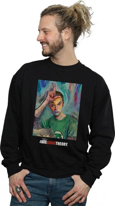 Actual product image Dam Mens Sheldon Loser Painting Cotton Sweatshirt (L)