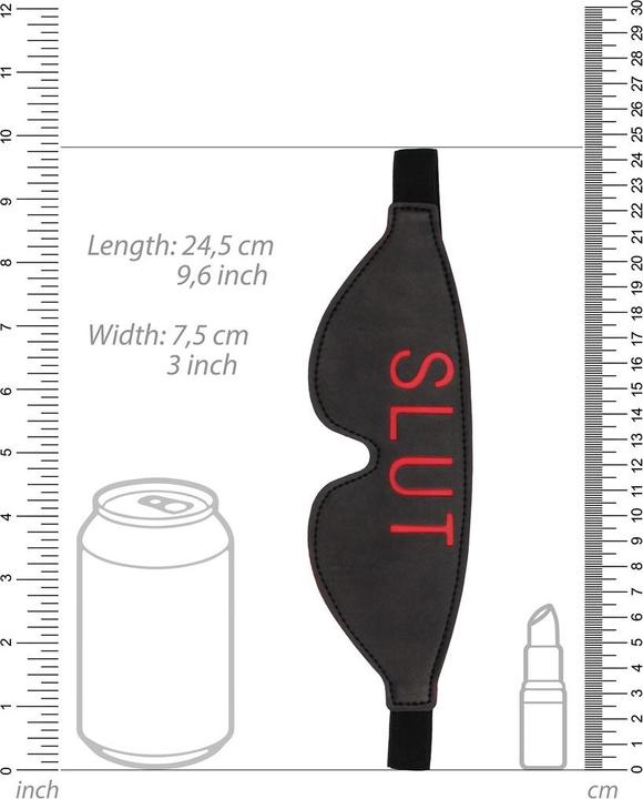 Actual product image Ouch! Blindfold - SLUT