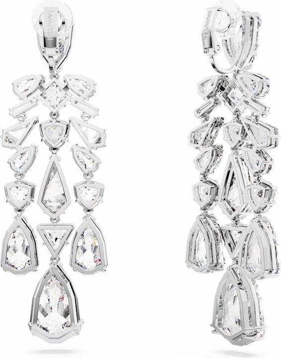 Produktbild Swarovski Mesmera Ohrclips Verschiedene Schliffe Chandelier Weiss (Swarovski Metall)