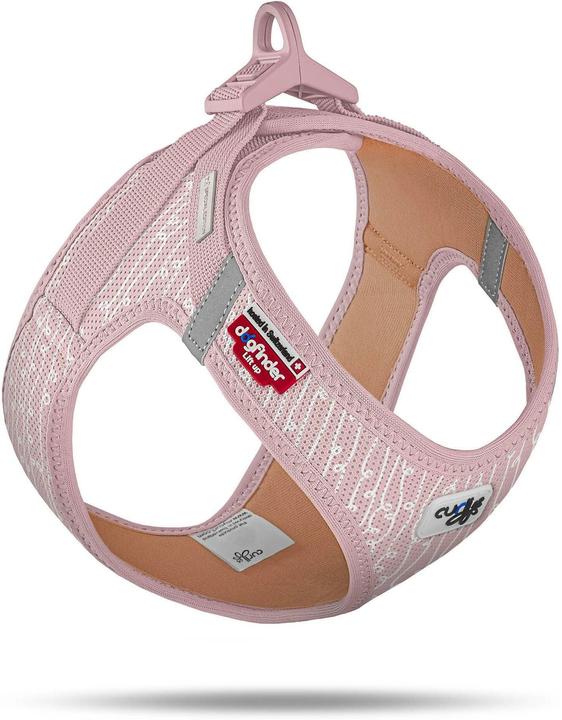 Curli Geschirr Vest Air-Mesh XL SE24, Fondant-Pink (XL, Hund, Allgemein)