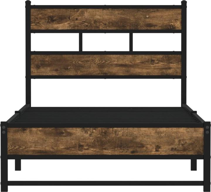 Actual product image VidaXL Metal bed Bed slatted frame single bed Bed frame without mattress 90x200cm (90 x 200 cm)