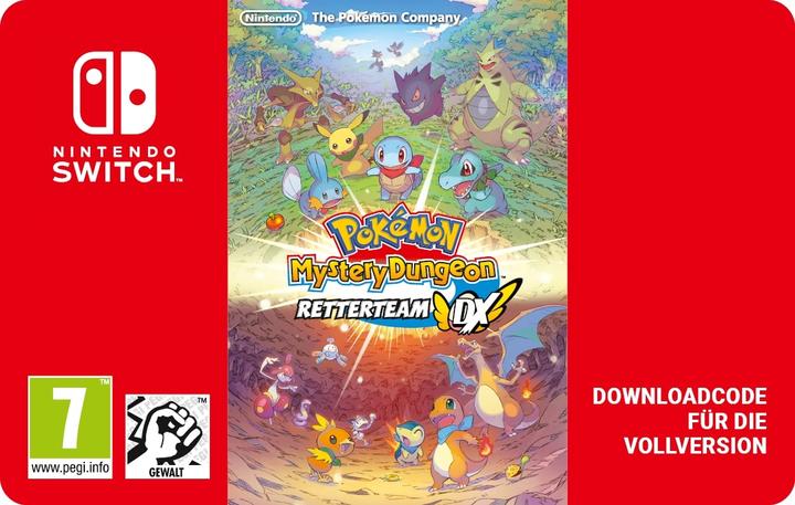 Actual product image Nintendo Pokemon Mystery Dungeon: Rescue Team DX Digital Code (Switch)