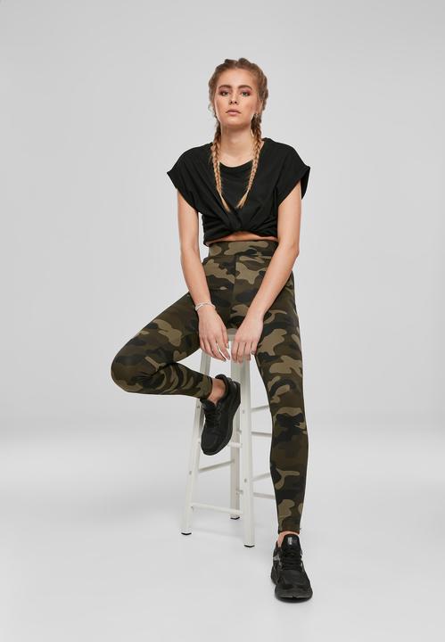 Immagine prodotto Urban Classics Leggings tecnici camo a vita alta da donna (3XL)
