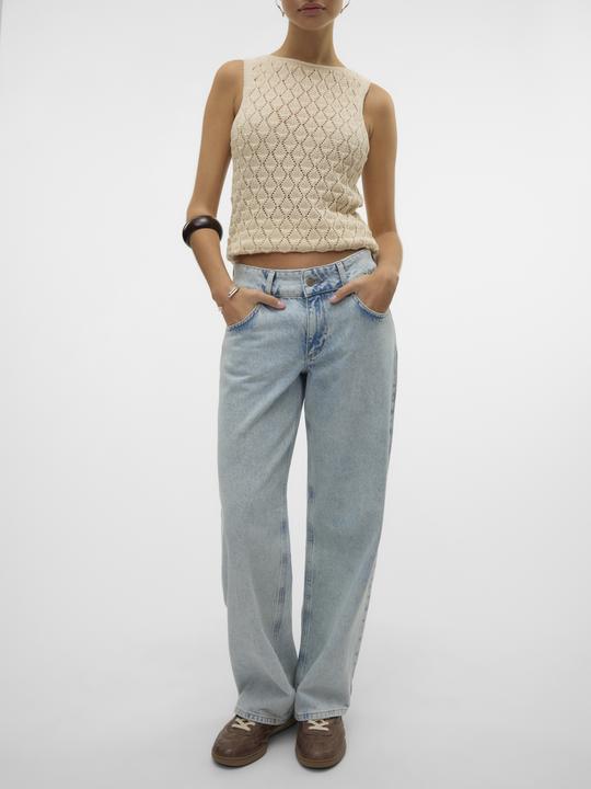 Image du produit Vero Moda VMRANCY Mid Rise Weiter Beinschnitt Jeans Weit geschnitten (W30/L34)