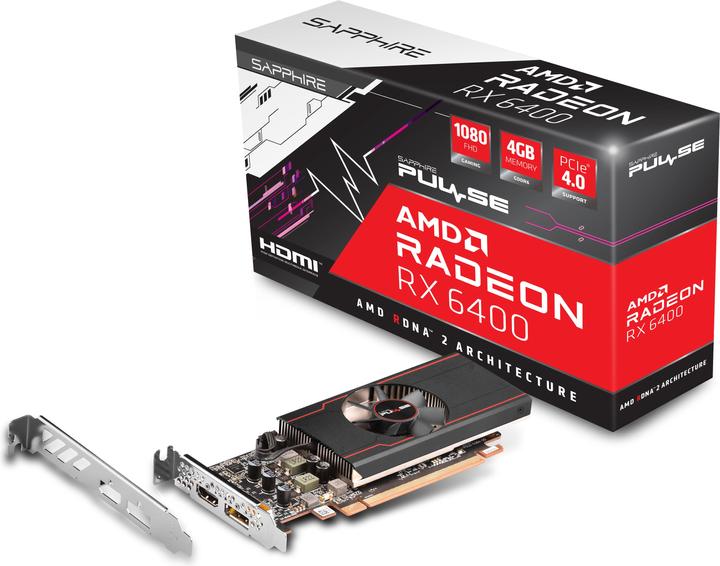 Produktbild Sapphire PULSE AMD Radeon RX 6400 GAMING (4 GB)