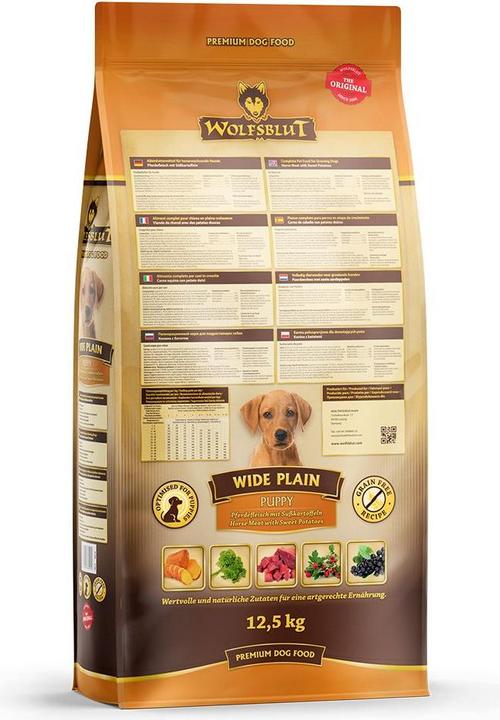 Actual product image Wolfsblut Dry food Dog Wide Plain Puppy, 12.5 kg (Junior, Puppy + kitten, 1 pcs., 12500 g)