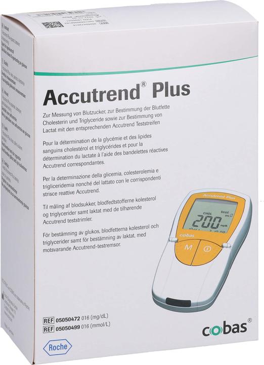 Produktbild Roche Accutrend Plus mg/dl, 1 St
