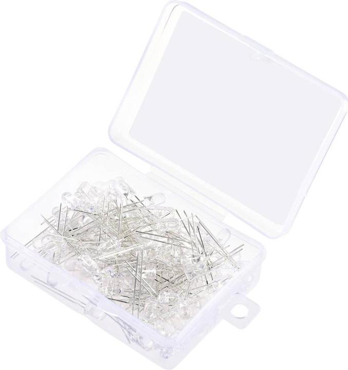 Tru Components LED bedrahtet Neutralweiss Rund Klar 19000 mcd 30 ° 20 mA 2.7 V