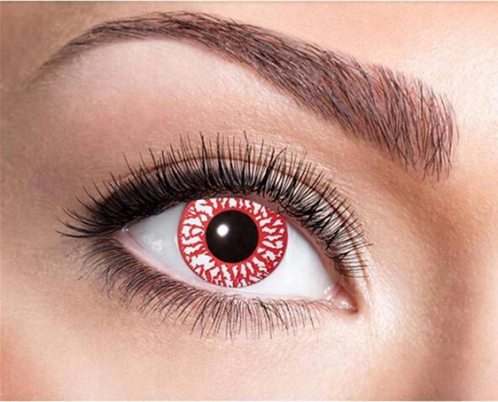 Actual product image Zoelibat Contact lenses bloody 1 (Red, White)