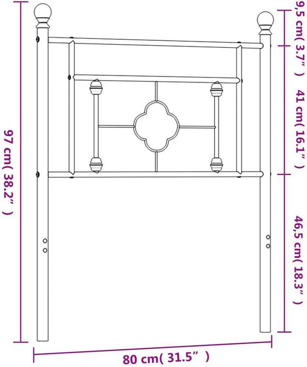 Produktbild VidaXL Jana (80 x 3 x 97 cm)