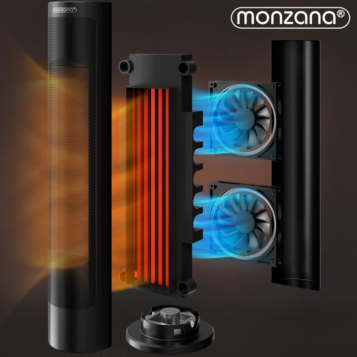 Actual product image Monzana Fan heater (2000 W)