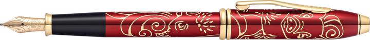 Produktbild Cross Füllfederhalter Townsend Zodiac Jahr des Schweins (Roter Lack mit 23 Kt. goldplattierten Fräsungen)