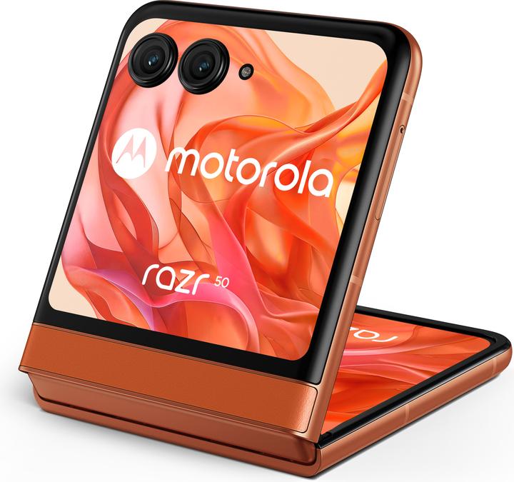Immagine prodotto Motorola Razr 50 (256 GB, Arancione frizzante, 3.60", SIM + eSIM, 50 Mpx, 5G)