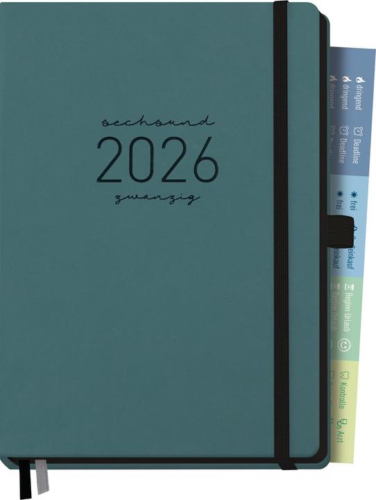 Immagine prodotto Chäff Timer Deluxe A5 'Petrolgrau' 2025/2026 (Tedesco)