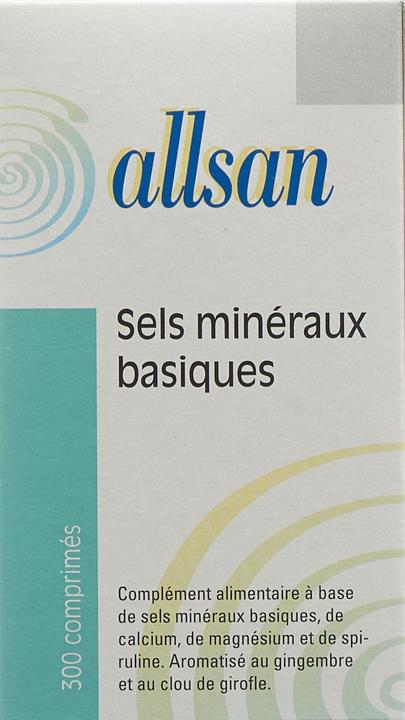 Immagine prodotto Allsan Compresse di sale minerale alcalino (300 Pezzo/i, Pillole, 230 g)