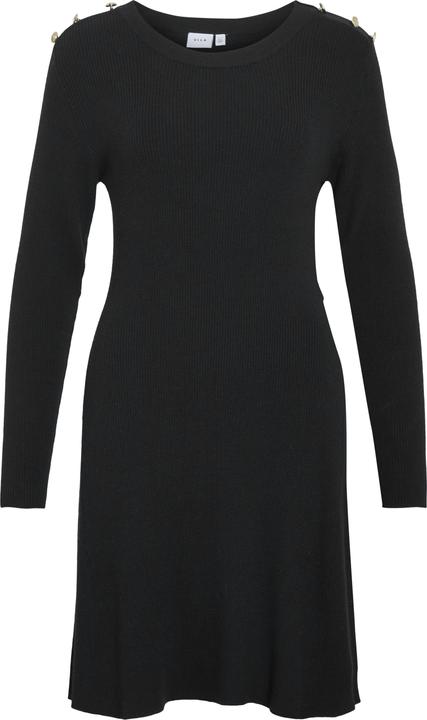 Vila Langarm Minikleid