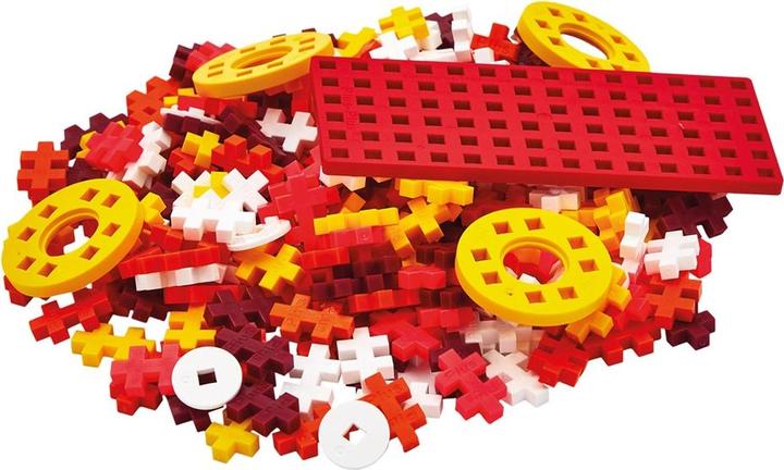 Actual product image Plus-Plus Creative building blocks car fire