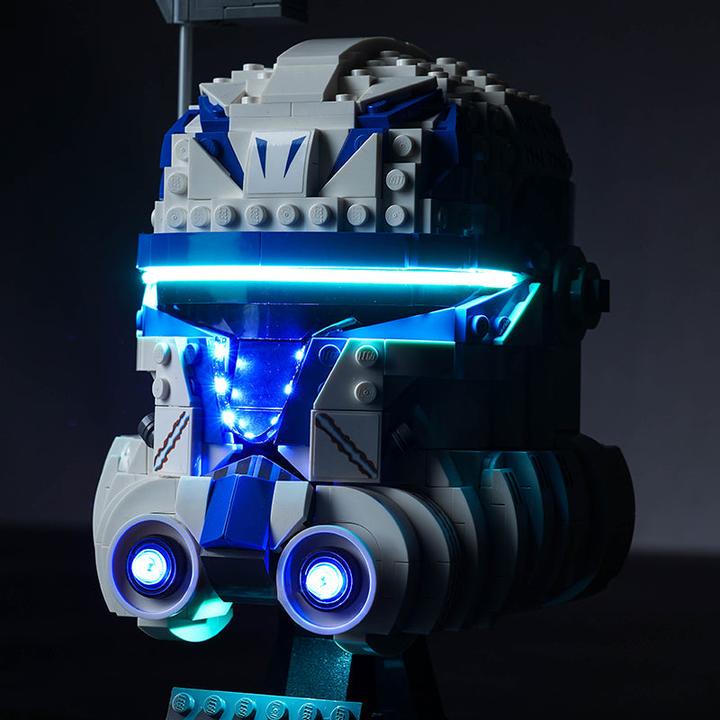 Produktbild BrickBling LED Licht Set für LEGO Captain Rex Helm (75349)