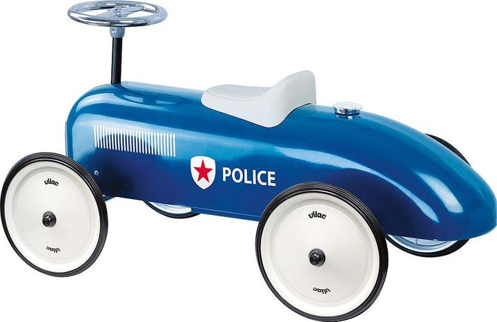 Actual product image Vilac Vintage Ride-On Car - Police - (1043)