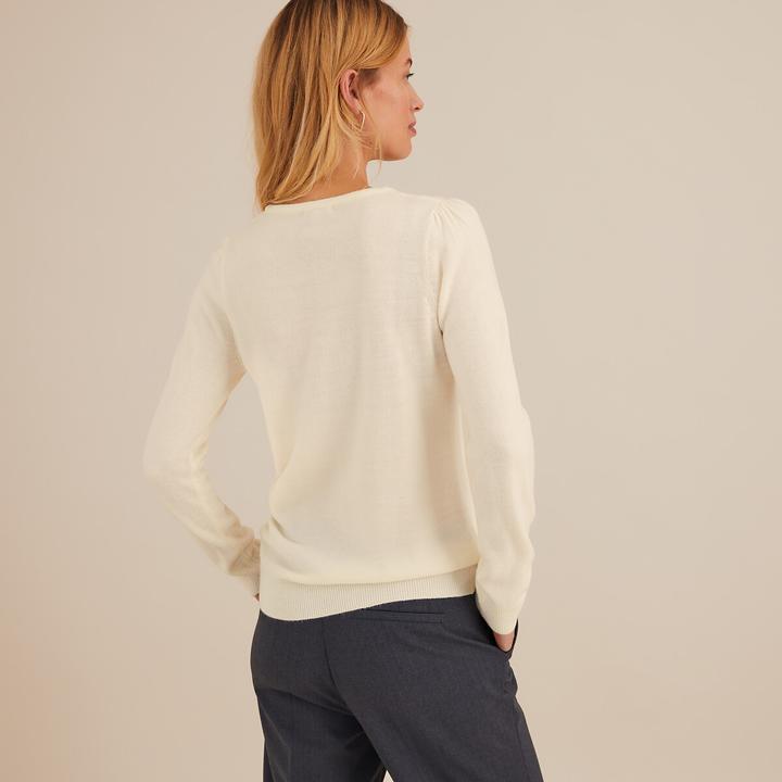 Anne Weyburn Jumper with round neckline