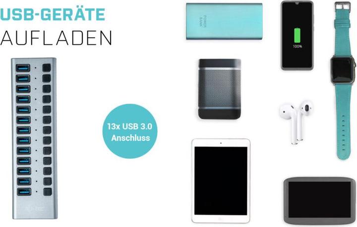 Produktbild i-tec U3CHARGEHUB13 (USB-B, 13 Ports)