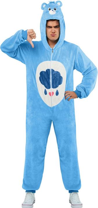 Actual product image Rubies Care Bears - Grumpy Bear Adult Onesie (Size L) (L)