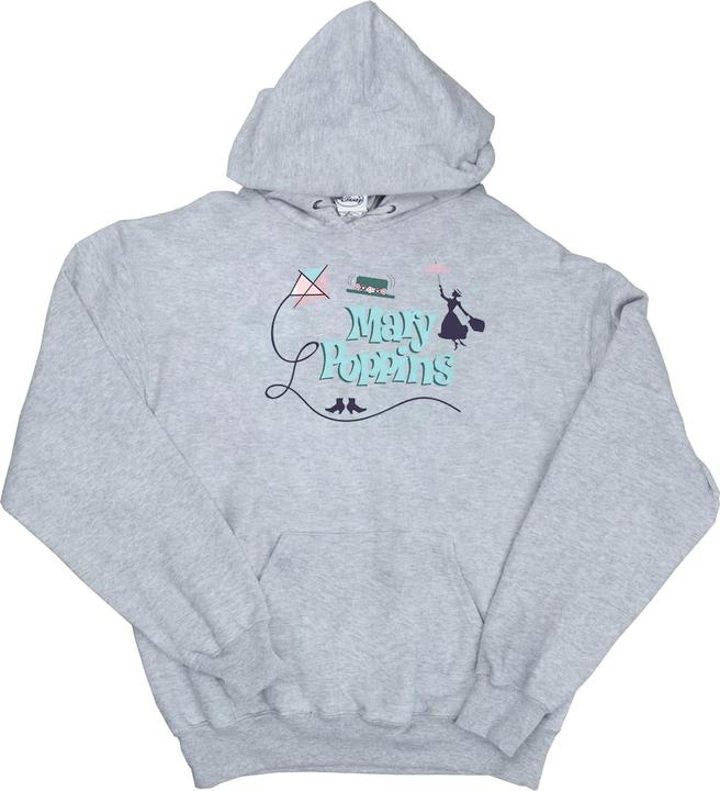 Immagine prodotto Disney Mary Poppins Logo Felpa con Cappuccio Uomo (XL)