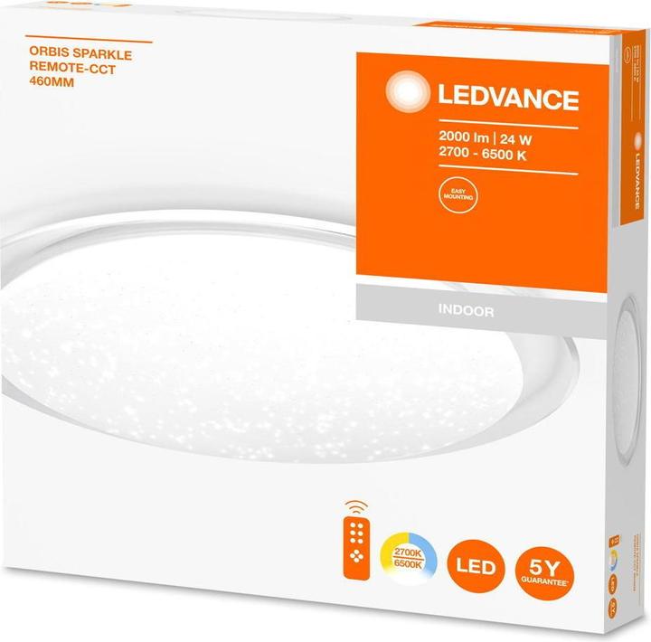 Immagine prodotto Ledvance ORBIS SPARKLE 460MM 24W REMOTE-CCT LEDV (2600 lm)