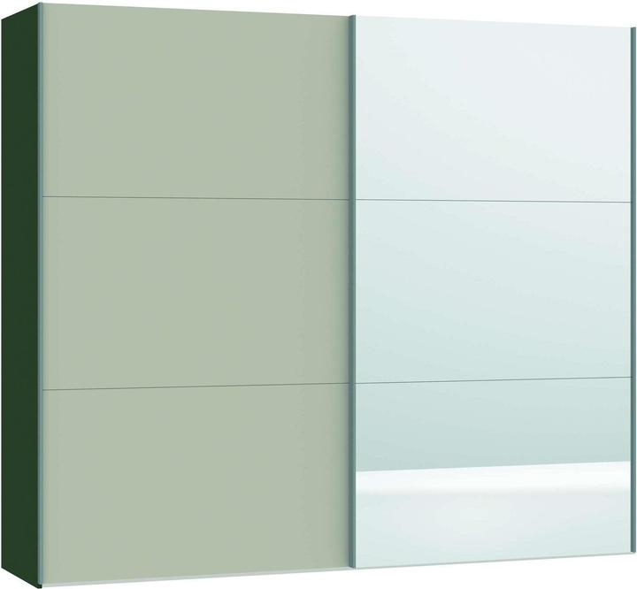 Produktbild Jutzler Schwebetürenschrank Slideline 220 Glas ecru / Spiegel
