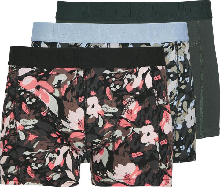 Actual product image Jack & Jones Jacjonah Flower Trunks 3 Pack Sn (XXL, pack of 3)