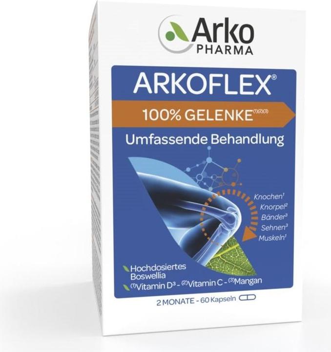 Produktbild Arkopharma Arkoflex 100%Gelenke Kapseln (60 Stück, Kapseln, 87 g)