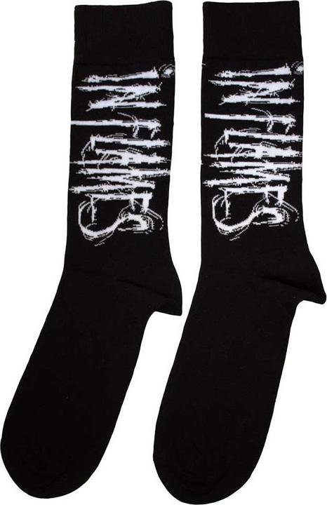 Actual product image In Flames Unisex Adult Logo Socks (40.5 - 45.5)