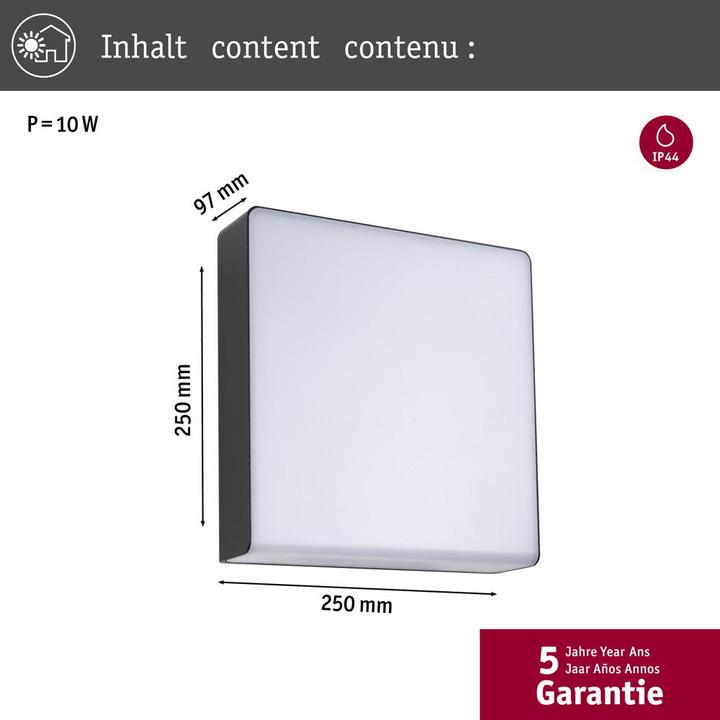 Actual product image Paulmann Azalena (700 lm, IP44)