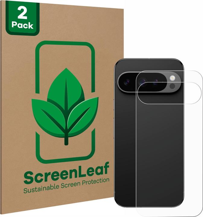 Immagine prodotto ScreenLeaf Pellicola protettiva sostenibile Pellicola protettiva dello schermo chiara trasparente (2 Pezzo/i, Google Pixel 9 Pro)