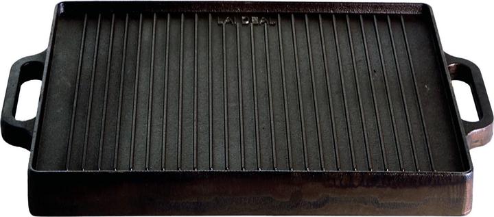 Immagine prodotto All'Grill Set da cucina a sgabello (piccolo) con piastra in ghisa 32 x 32 cm - senza pilota di sicurezza