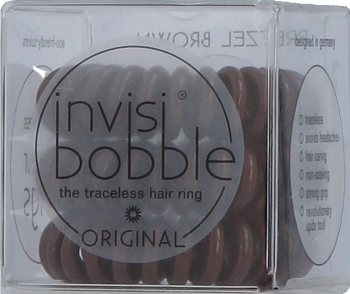 Image du produit Invisibobble Attaches de cheveux Original pretzel brown 3 pcs (Élastiques à cheveux)
