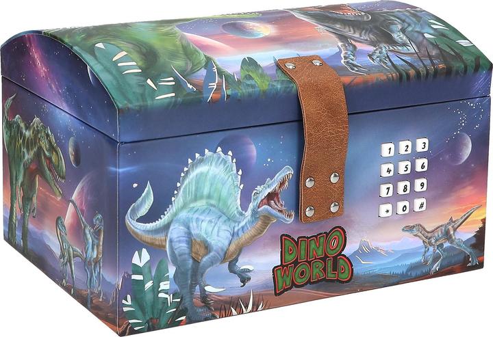 Produktbild Magni DEPESCHE DINO World Schatztruhe mit LED Code und Sound