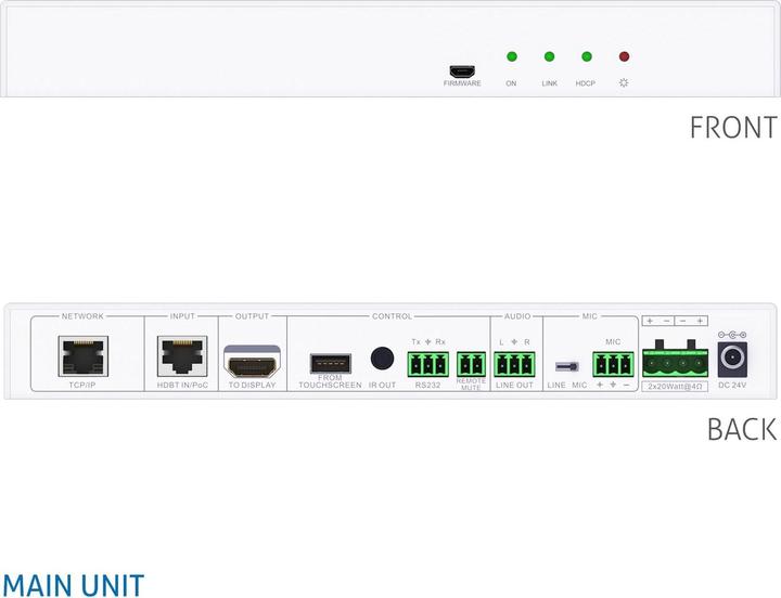 Image du produit Puretools Système de distribution AV PT-PK100 HDMI, VGA, HDBaseT