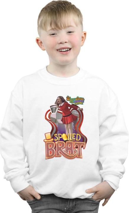 Actual product image Willy Wonka & the Chocolate Factory Boys Spoiled Brat Sweatshirt (116)