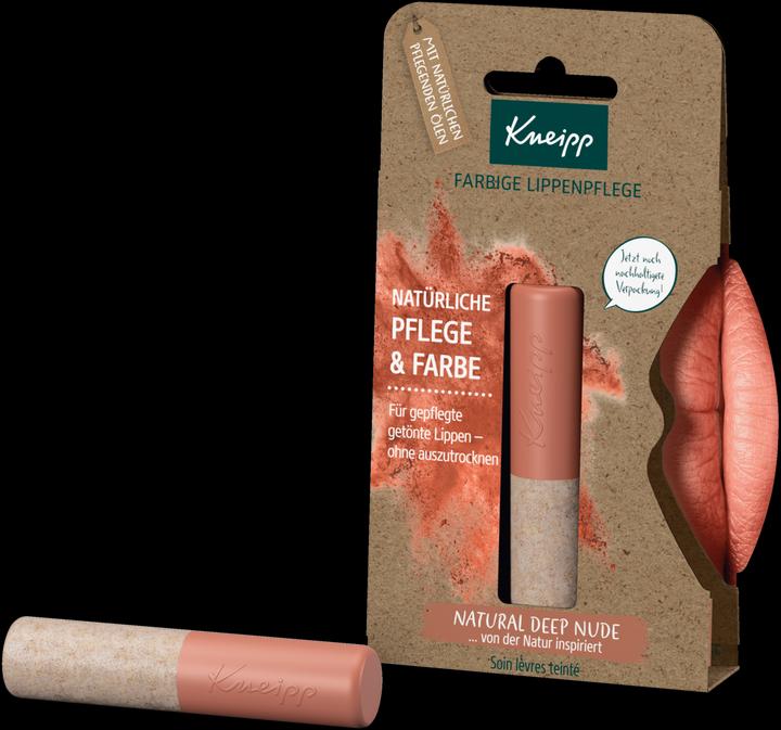 Image du produit Kneipp Soin lèvres teinté Natural Deep Nude (soin teinté pour les lèvres)