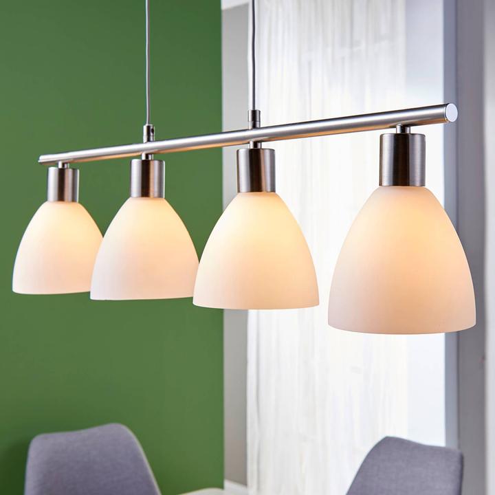 Image du produit Lindby Simeon Lampe à suspendre Blanc/Nickel (E14)