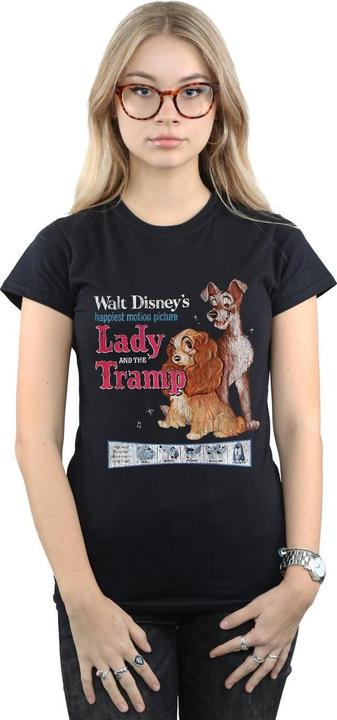 Produktbild Disney Lady And The Tramp Distressed Classic Poster TShirt (S)