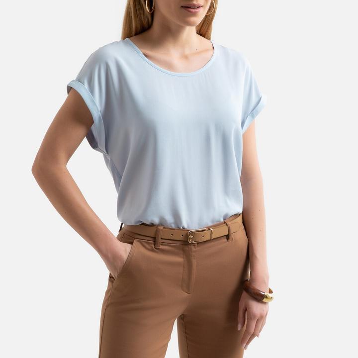 Actual product image Anne Weyburn Tunic shirt with round neckline (46)