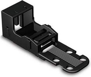 Produktbild Wago Befestigungsadapter - für 2-Draht-Anschlussklemmen - Serie 221 - 4 mm² - mit Rasterfuß für