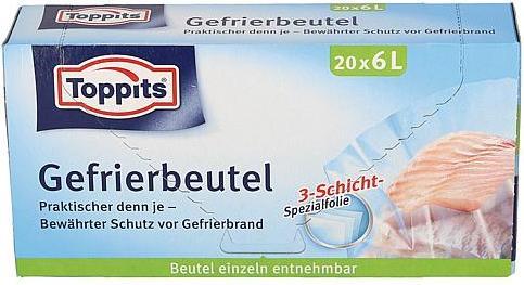 Actual product image Toppits Freezer bag (20 x)