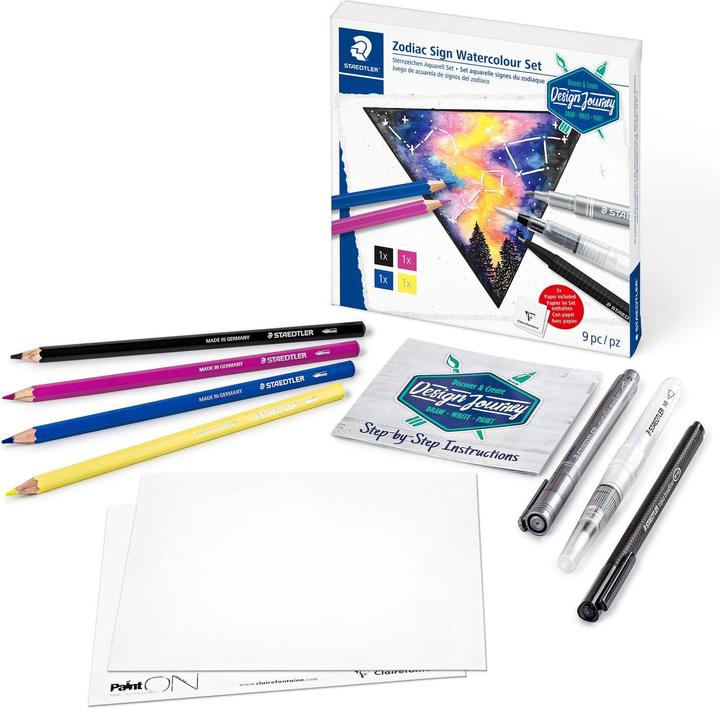 Image du produit Staedtler Design Journey" Set d'aquarelles de signes du zodiaque (Multi)