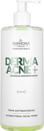 Konjac Sponge FARMONA PROFESSIONAL Derma Acne+ Antibacterial Facial Toner tonik antybakteryjny 500ml (Tonic water, 500 ml)