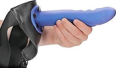 Produktbild Ouch! Textured Curved Hollow Strap-on - 8" / 20 cm