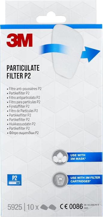 Immagine prodotto 3M Filtro antiparticolato (P2, 10 x)